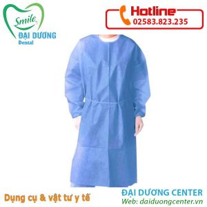 Áo giấy phẫu thuật tiệt trùng dùng 1 lần (cái)