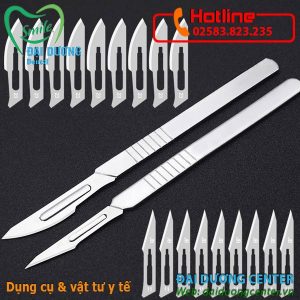 Lưỡi dao mổ số 10,11,15 India (100c/hộp)