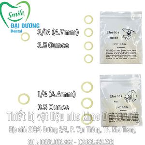 THUN LIÊN HÀM, THUN CHỈNH KHỚP CẮN (túi/100 CÁI) 1/4,1/8,3/16,5/16,3/8.