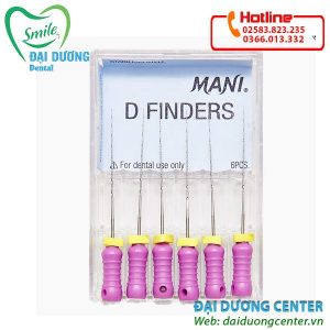 Trâm Thăm Dò Ống Tủy D-Finders - Mani Nhật Bản (Hộp 6 Cây)