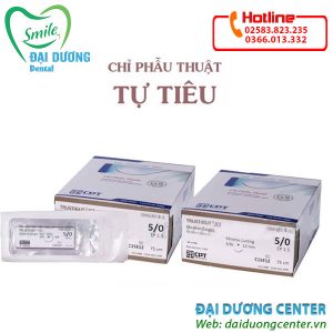 Chỉ khâu Chromic Catgut 5.0 (gói)