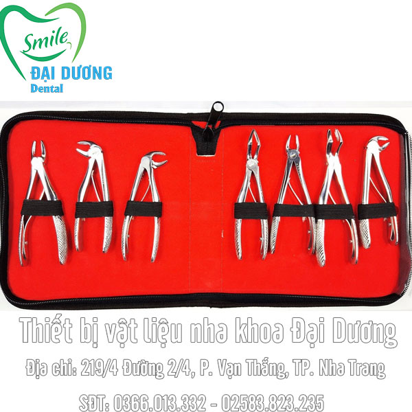 Kềm nhổ răng trẻ em (bộ/ 7 cái)